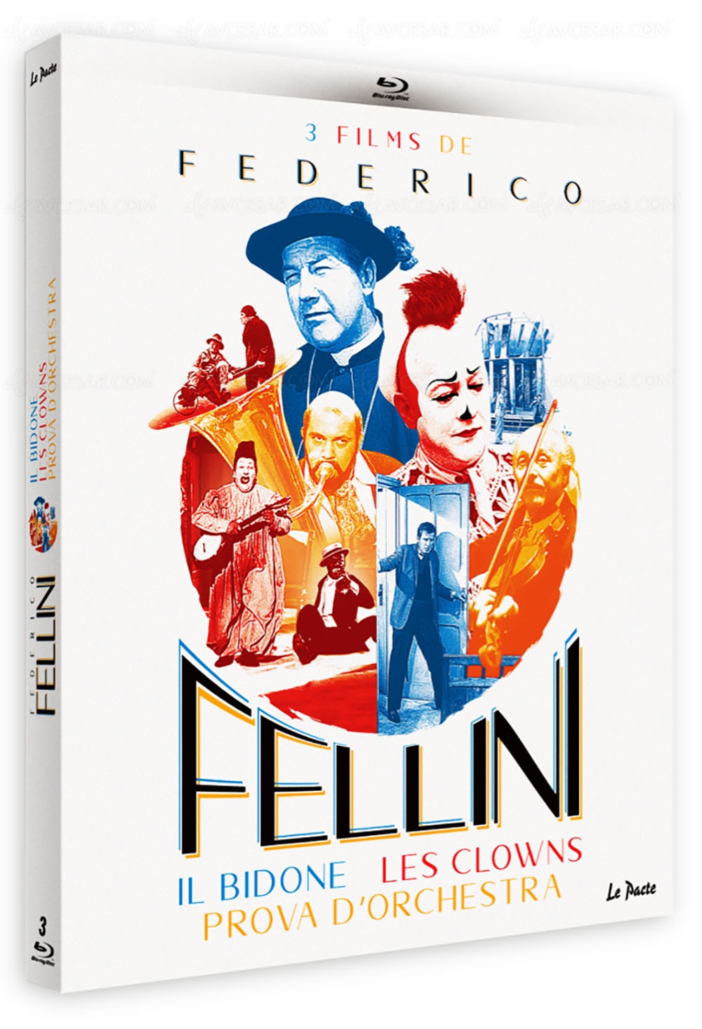 Trois films de Fellini en version restaurée dans un nouveau coffret&nbsp;Blu&#8209;Ray