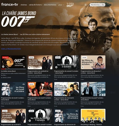 france-tv-chaine-ephemere-james-bond-007-25-films-a-voir-ou-revoir