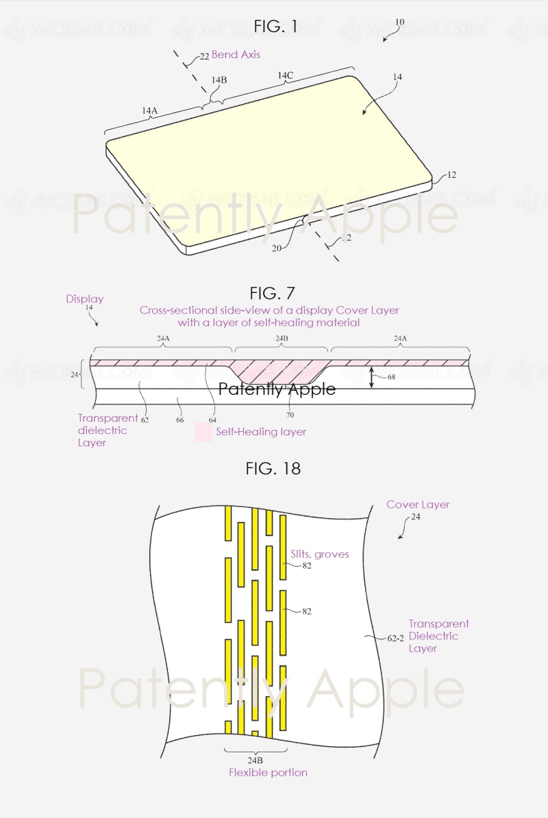 iPhone pliable : Apple brevette un écran&nbsp;auto&#8209;réparant