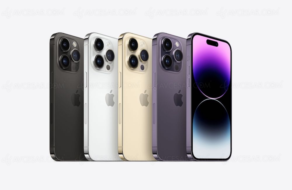 80 millions d’iPhone&nbsp;14 distribués en&nbsp;2022