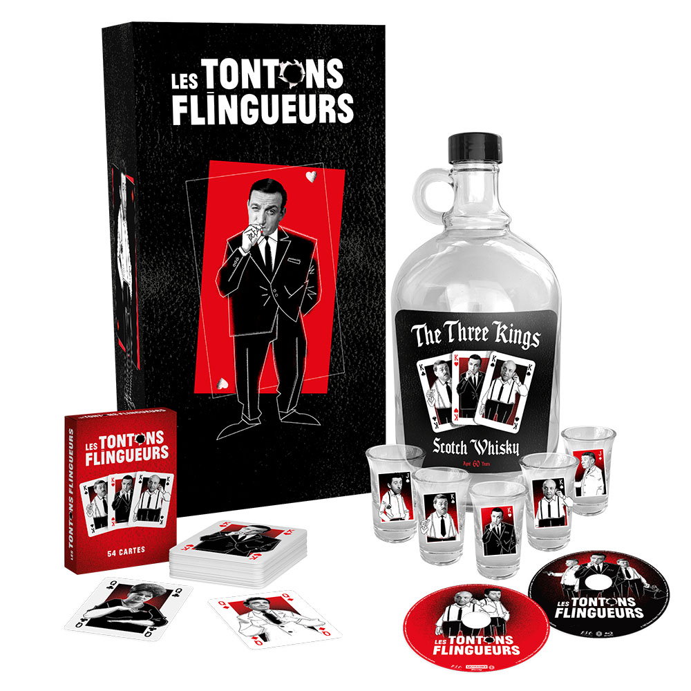 Coffret 4K 60e anniversaire Les tontons flingueurs, tchin&nbsp;tchin