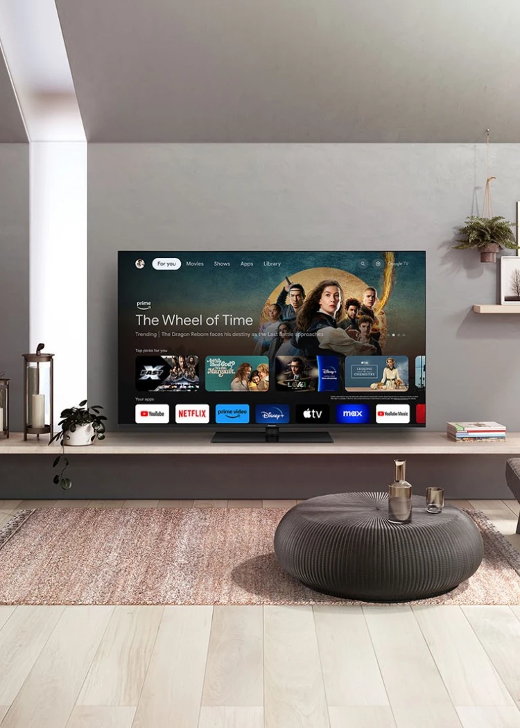 TV Panasonic&nbsp;W70A&nbsp;:  43&quot;, 50&quot;, 55&#039;&#039; et&nbsp;65&quot; Google&nbsp;TV