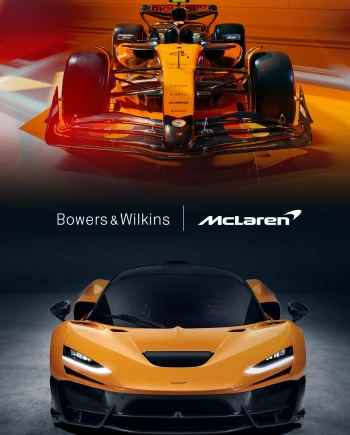 Bowers &amp; Wilkins partenaire officiel de l&#039;écurie F1&nbsp;McLaren 